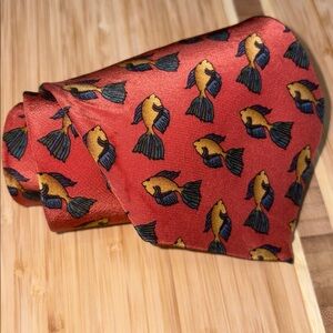J. Garcia Mens Fish Silk Neck Tie – Formal,‎ Novelty